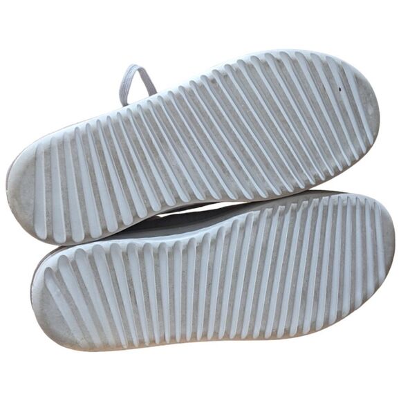 Allbirds Women's Wool Piper Woven - Pewter Grey/Blizzard Sneakers Lace Up Size 9 - Picture 12 of 13